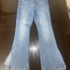 Kids Blue Flared Jeans